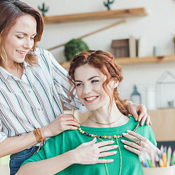 12 нить нити стеклянных бусин 6 цветов EGLA-GO0001-07C