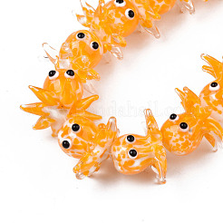 Бусины ручной работы ухабистой бисер нитей LAMP-N021-37D