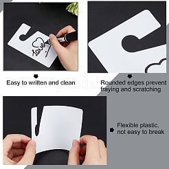 Полипропиленовые пластиковые подвесные дверные ручки вешалки&nbsp;LS-DIY-WH0364-002