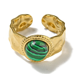 Ионное покрытие (ip) 304 нержавеющая сталь открытые манжетные кольца RJEW-C079-18G-01