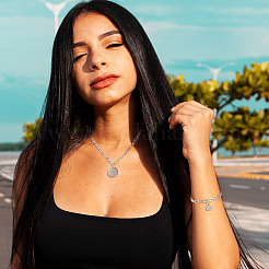 Прямоугольник из нержавеющей стали с поперечными звеньями CHS-TAC0002-01P