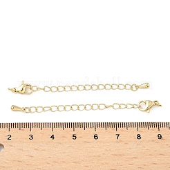 Каплевидный латунный конец с цепочкой&nbsp;X-KK-Z117-01G