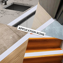 Самоклеящиеся плоские переходные планки для напольных дверей из ПВХ&nbsp;DIY-WH20013-08C