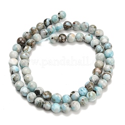 Природные ларимар бисер нитей G-L642-B19-6mm