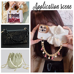 2 шт. алюминиевые ремни для сумок с цепочкой&nbsp;AJEW-PH0018-07A