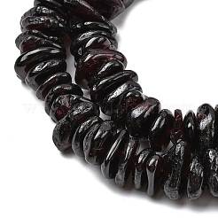 Гранат природный бисер нитей G-A285-A04-01