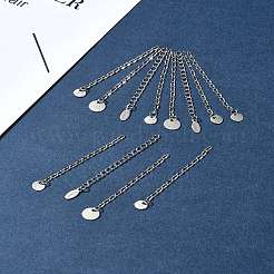 12 шт. 4 стиля удлинитель цепи из нержавеющей стали 304 FIND-FS0002-96B