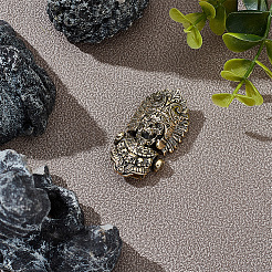 1 шт. латунные застежки-скобы в тибетском стиле KK-NB0003-67B