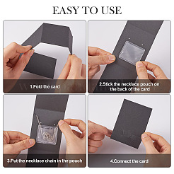 Складные бумажные карточки для демонстрации ювелирных изделий&nbsp;CDIS-TA0001-27A