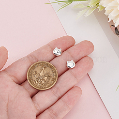 2шт 925 бусины из стерлингового серебра STER-GA0001-05