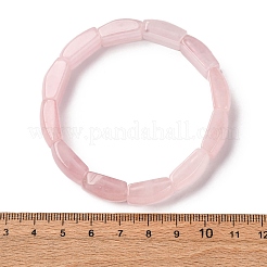 Эластичные браслеты из натурального розового кварца для женщин и мужчин&nbsp;BJEW-C097-02A-13