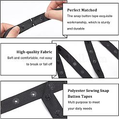 Лента для пришивания кнопок из полиэстера DIY-OC0004-15