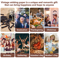 400 шт. мини-рулон бумаги для желаний DIY-OC0014-21