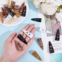 36шт. 9-х цветные акриловые кнопки&nbsp;BUTT-DR0001-03