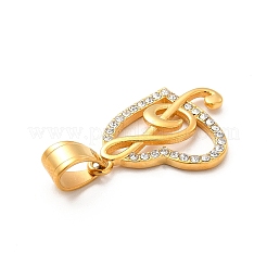 Подвески из нержавеющей стали 304 с кристаллами и стразами STAS-K243-39G