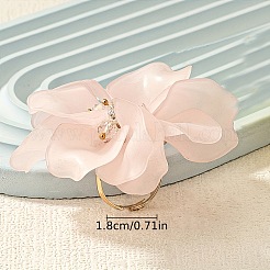 Кольца из цветочного сплава с акриловыми вставками для женщин FS-WGEC64C-01