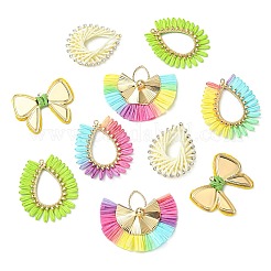 10шт 5 стиля сплав с бумажными подвесками FIND-CJ0004-51