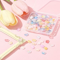 200 шт. прозрачные акриловые бусины градиентного цвета&nbsp;MACR-FS0002-02