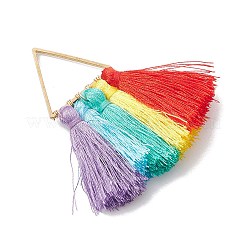 3 шт. полиэстеровая кисточка большая подвеска PALLOY-JF03207