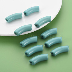 Непрозрачные акриловые бусины MACR-S372-001B-15-4712