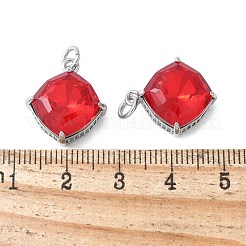 Латунные микро проложить кубического циркония подвески&nbsp;KK-F892-08P