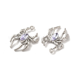 Стеклянный кулон в виде паука PALLOY-K001-067P-04