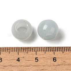 Натуральные европейские бусины из белого нефрита (окрашенные)&nbsp;G-N342-03R