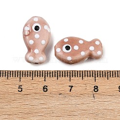 Фарфоровые бусины ручной работы&nbsp;PORC-B009-03