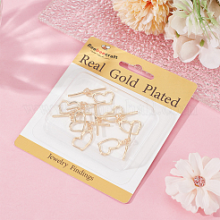 8шт латунные застежки&nbsp;KK-BBC0018-89