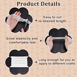 20 ярд пряжи чинлона с кружевной отделкой SRIB-FG0001-33A