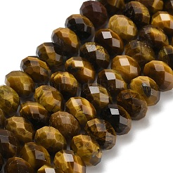 Природных тигровый глаз бисер нитей&nbsp;G-C259-A01-5x8mm-02