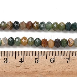 Природного индийского агата шарик нити G-D344-A04