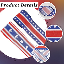 2 рулон 2-х видов тканевой ленты с тематикой Дня независимости&nbsp;OCOR-GF0004-51A