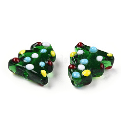 Рождественские бусины ручной работы в стиле лэмпворк XMAS-PW0001-213F