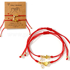 Латунные бисерные плетеные браслеты из бисера&nbsp;XB9584-1