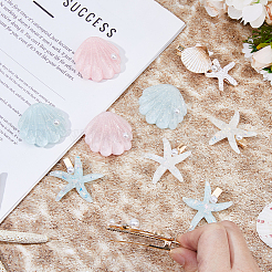 Заколки для волос из крокодиловой кожи из железа и сплава PHAR-HS0001-01