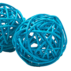 Плетеные шары из ротанга AJEW-GF0001-10