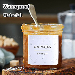 7 лист ПВХ клейкие наклейки с кофейным сиропом STIC-WH0003-010