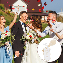 20 шт. набор мини-деревянных свадебных маракасов&nbsp;AJEW-GA0009-10