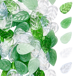 100шт 5 цвета подвески ручной работы лэмпворк&nbsp;LAMP-PA0001-34