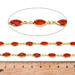 Латунные стеклянные цепи с конским глазом CHC-R001-03G-01