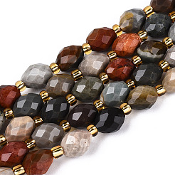 Естественного изображения яшмы бисер нитей G-N342-35-8x6-09