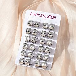 Серьги-кольца из нержавеющей стали 304 с эффектом полировки EJEW-M001-40A-P