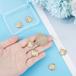 6шт стойки покрытие латунь микро проложить красочные кубический цирконий подвески&nbsp;KK-BBC0003-14