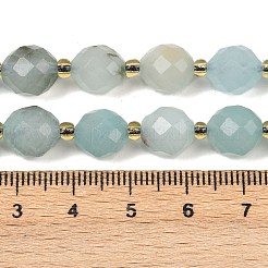 Бусины из натурального белого нефрита G-D305-B01-01S