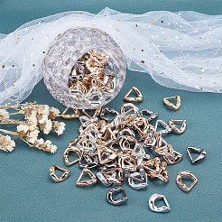 30 шт. 120 шт. 4 цвета УФ-покрытие АБС-пластик соединительные кольца&nbsp;CCB-PH0001-14