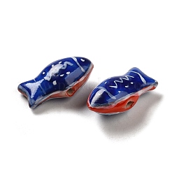 Ручной печатный шарики фарфора PORC-E015-17G