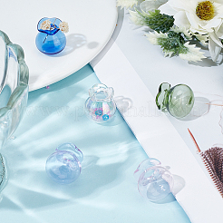 5шт. 5-х цветная стеклянная ваза мини-модель&nbsp;DIY-DR0001-79A