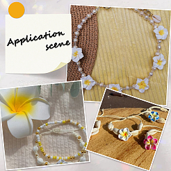 48шт бусины из полимерной глины ручной работы CLAY-SC0002-47