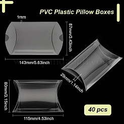 Пластиковый чехол для хранения подарков из ПВХ&nbsp;LS-CON-WH0089-43